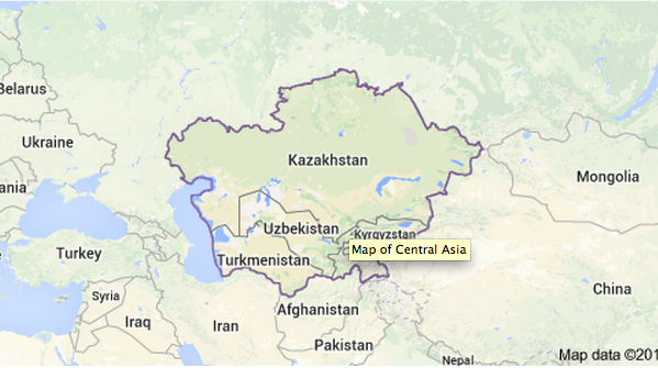 Central Asia Map