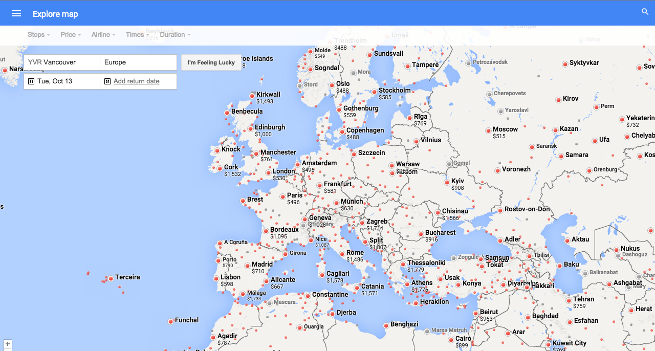 google flights