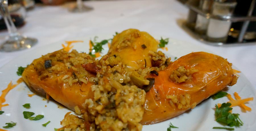 stuffed peppers in albania what to eat