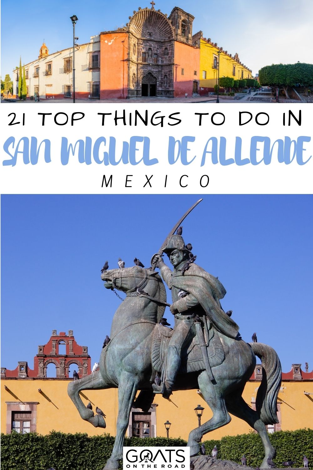 Heading for adventure, you can explore our next Mexican destination? Here are the 21 top things to do in San Miguel de Allende, Mexico! Whether you want to view galleries, see old churches, or panoramic views, coffee shops, and more! This guide will get you started! | #beautifuldestinations #bucketlist #bestofmexico “21 Top Things to Do in San Miguel de Allende, Mexico