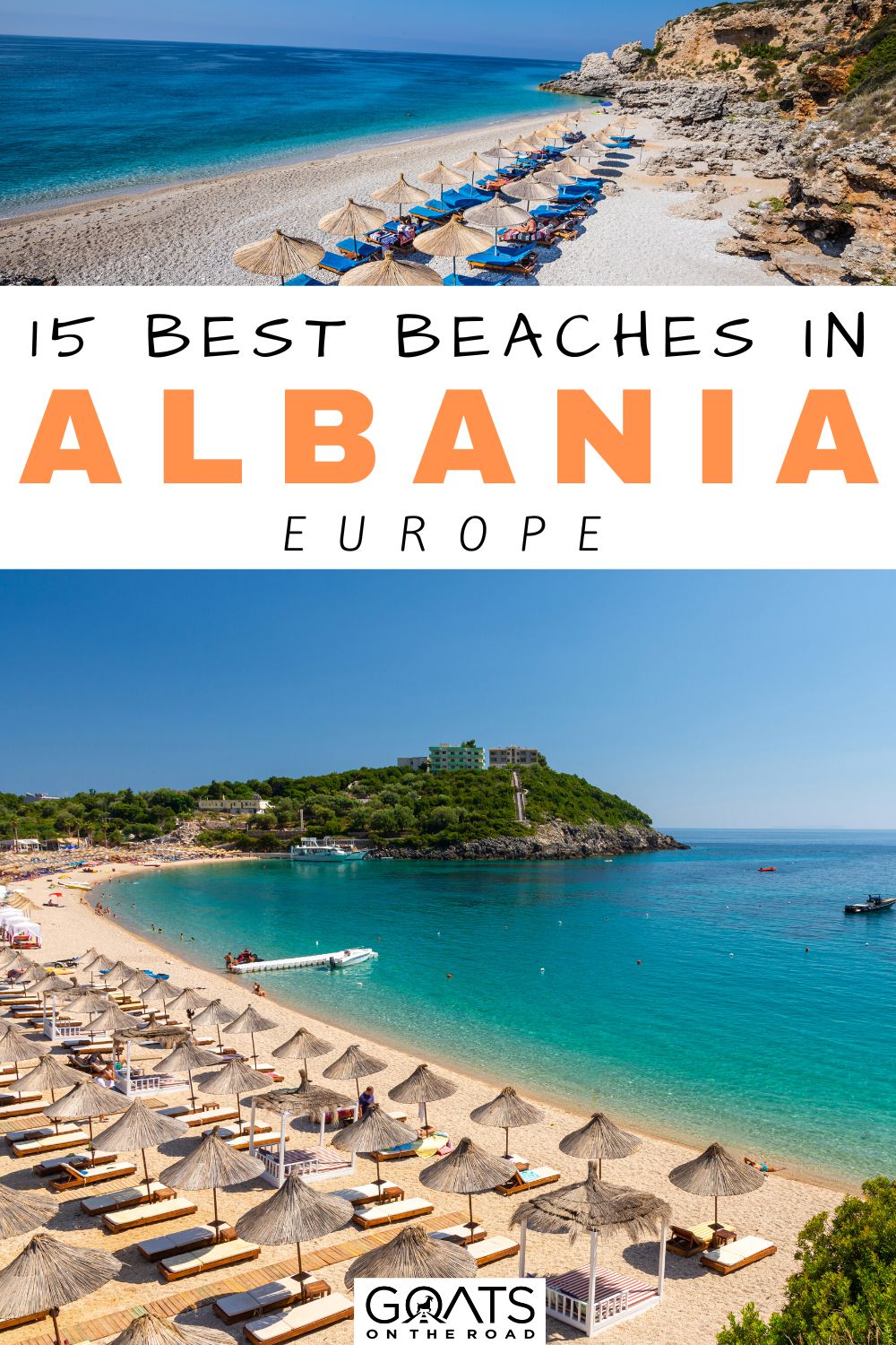 Heading to the beautiful country of Albania for a great beach trip experience? Discover these 15 best beaches in Albania with this list! Learn about Saranda's Mirror Beach, Albania's Gjipe Beach, or Ksamil and Saranda's Pulebardha Beach and more. From sandy lagoons and pristine beaches to the glories of the Albanian Riviera, here is our selection of the most stunning beaches in Albania. | #beaches #travel #albania “15 Best Beaches in Albania