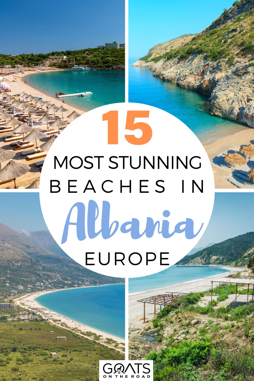 Planning to visit the Albanian Riviera? This country is wonderful with its most stunning beaches in Albania. In this post, I'm going to tell you about the best beaches in Albania including the Mirror Beach in Saranda, Dhermi Beach, Gjipe Beach, Jala Beach, Grama Bay, Pulebardha Beach, and more! Follow this guide for the best beaches in Albania. | #saranda #tirana #albanianriviera 15 Most Stunning Beaches in Albania