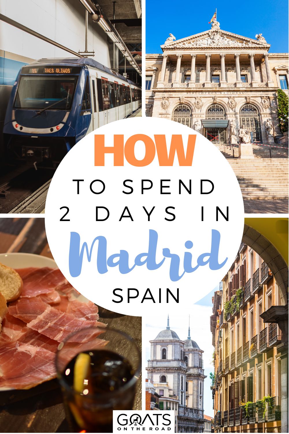 Heading to Spain and have plans to spend a weekend in Madrid? Check out these tips on how to spend 2 days in Madrid including what to eat, where to explore and see stunning architecture and museums, and eat delicious brunch food, and more. Exploring Madrid, Spain in 48 hours will be a great way to spend any vacation. | #spain #wanderlust #traveltips How to Spend 2 Days in Madrid, Spain