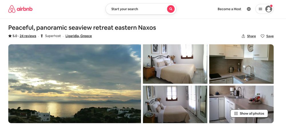 vacation rentals naxos greece