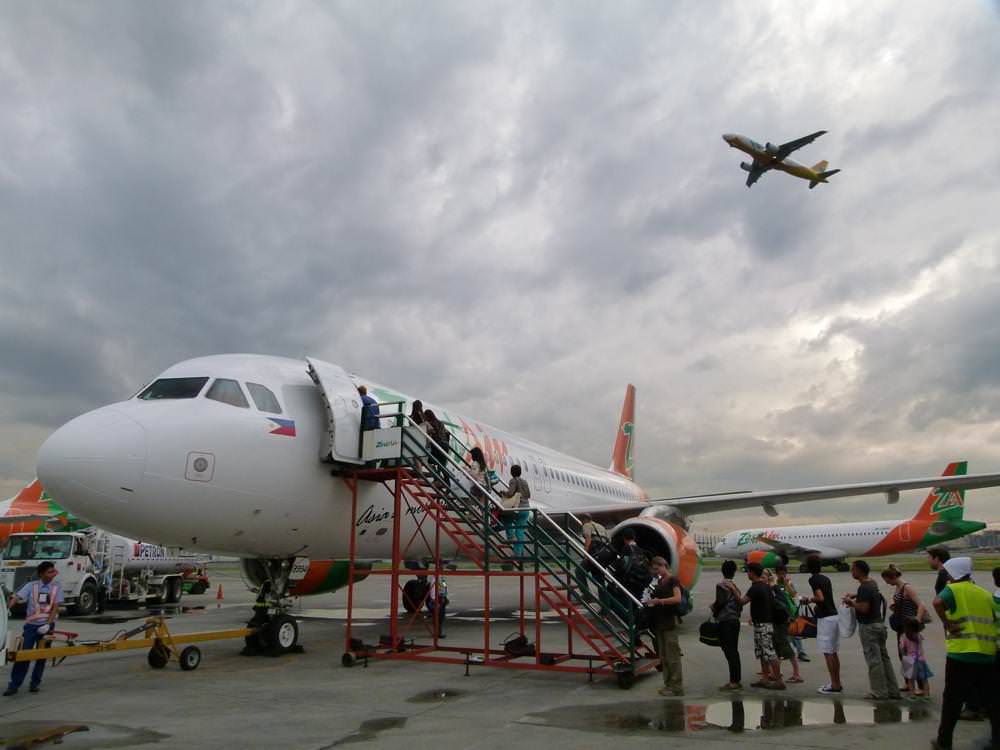 Our Flight Leaving Manila