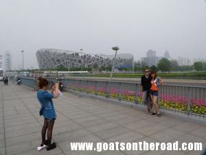 Dariece getting her photo taken with an eager Chinese woman