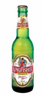 drinking kingfisher beer in india