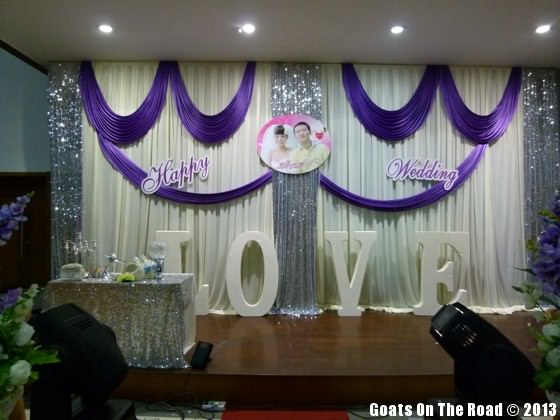 the wedding stage, china