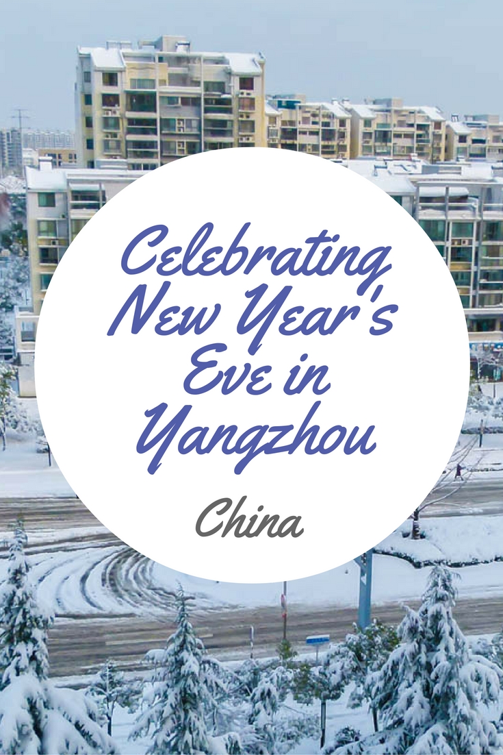 Celebrating New Year's Eve in Yangzhou, China