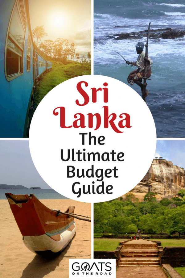 various images of sri lanka with text overlay the ultimate budget guide
