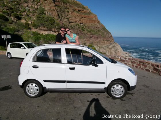 renting a car in south africa