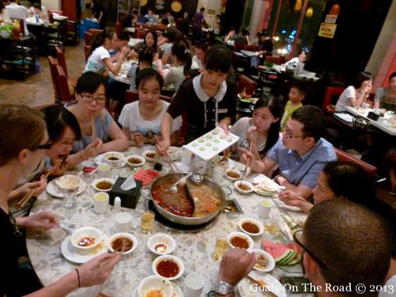 living in china
