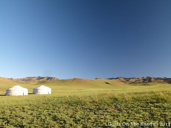 gers in the gobi desert