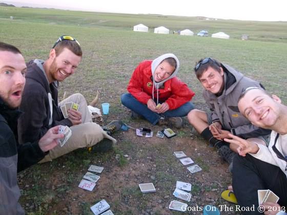 drinking in the gobi