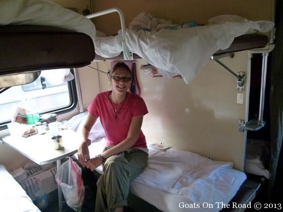 trans siberian train bed