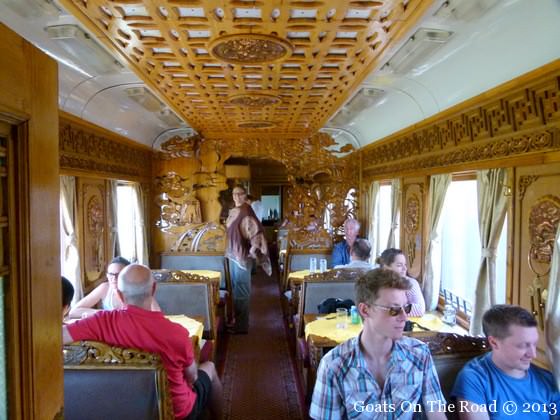 trans-mongolian restaurant car