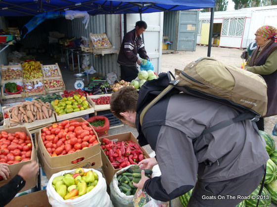 market in kyrgyzstan