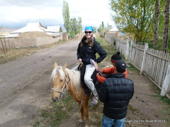 horse trekking in kyrgyzstan