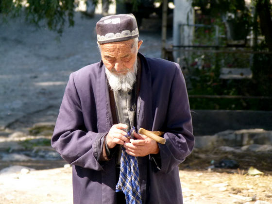 Muslim Man Walking To The Mosque