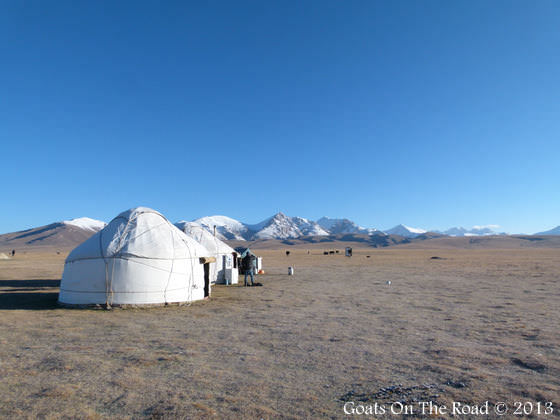 Yurts At Song-Kol