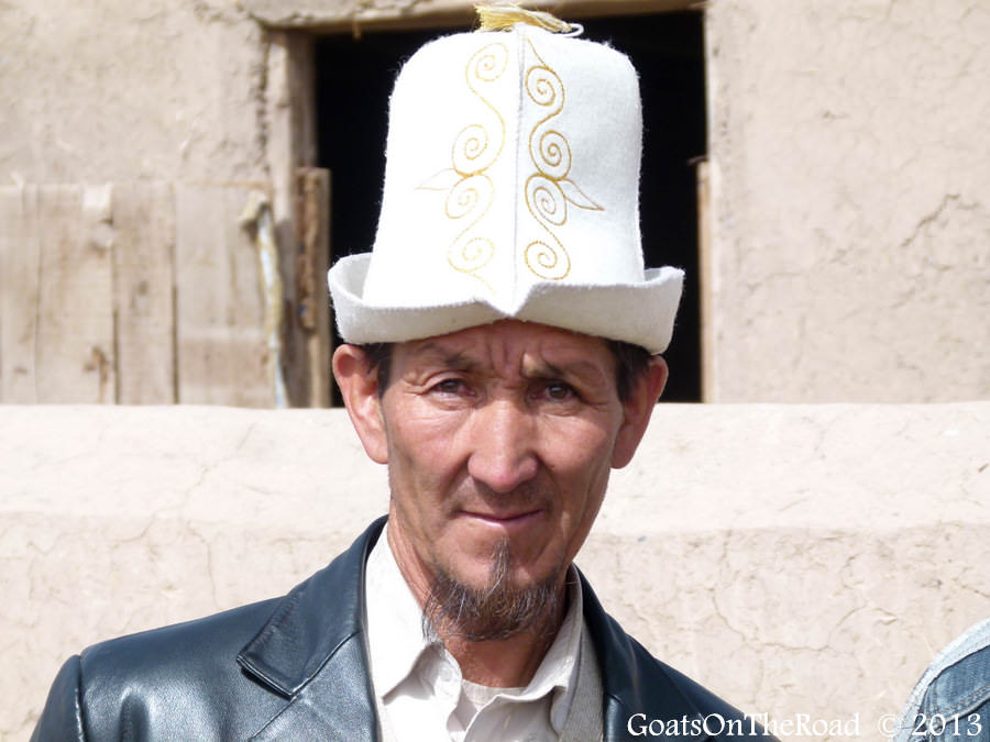 kyrgyz man in pamirs