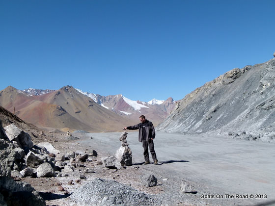 ak baital pass pamir mountains