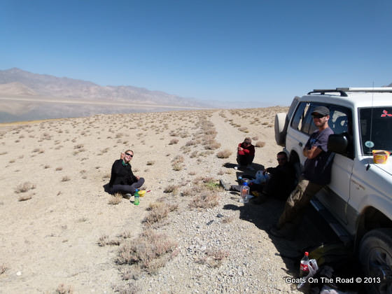 lunch on pamir highway