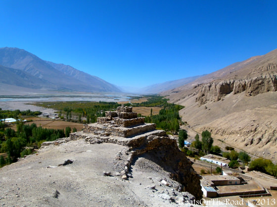 buddhist stupa pamir highway