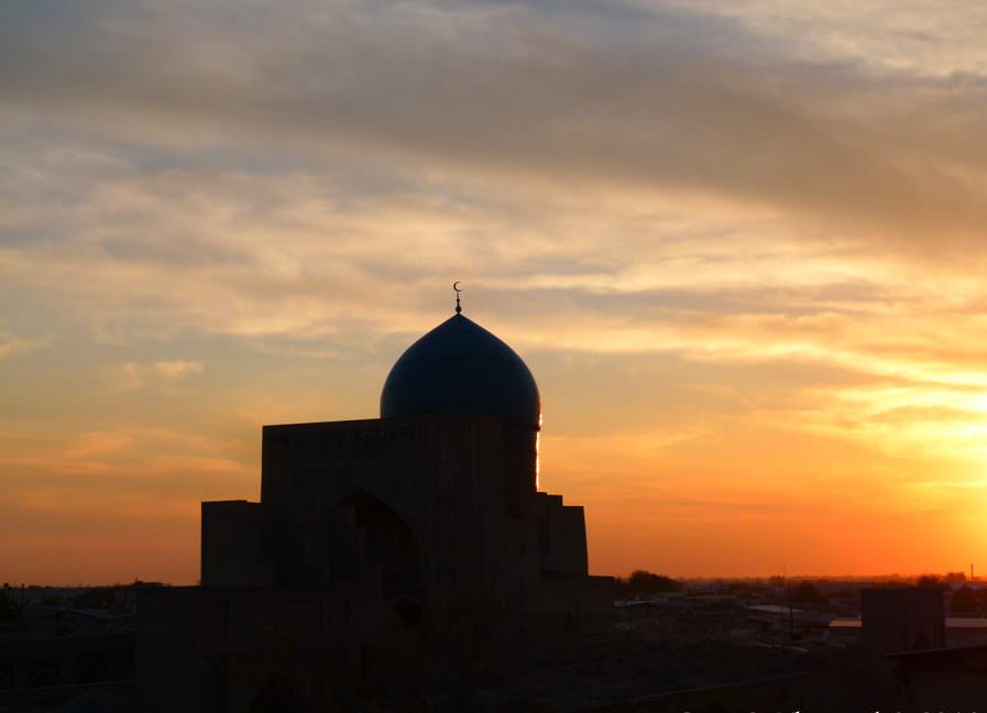 uzbekistan sunset inspiration