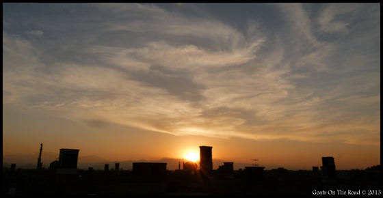 Sunset Over Yazd