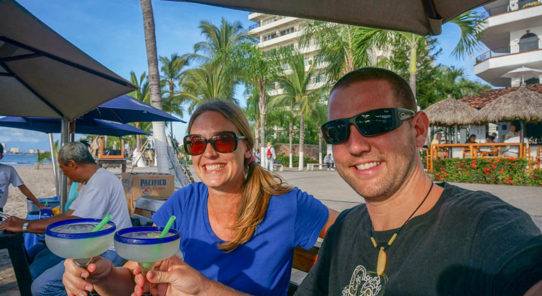 Us enjoying our Mexico holidays!