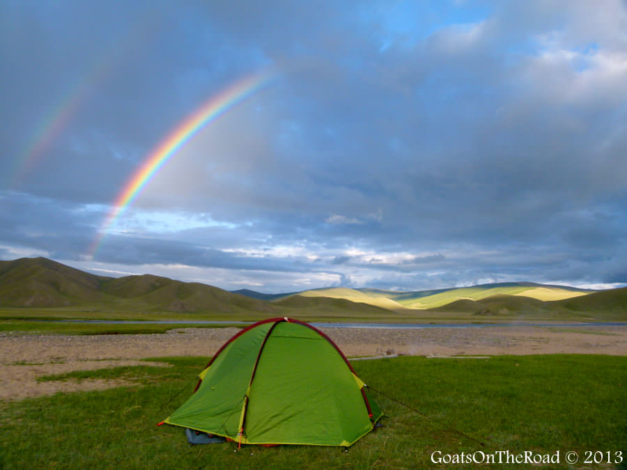 camping in mongolia