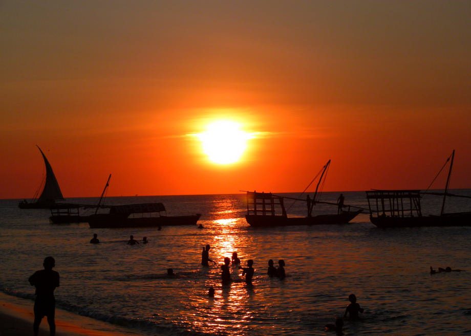 zanzibar sunset