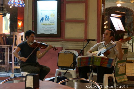 playing music in mexico