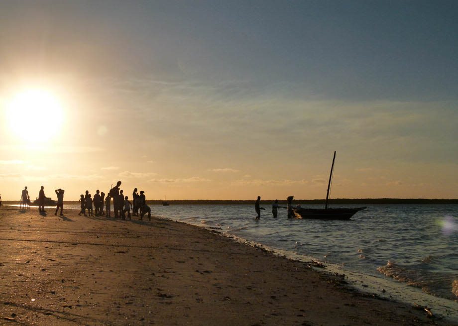 quirimba island mozambique sunset