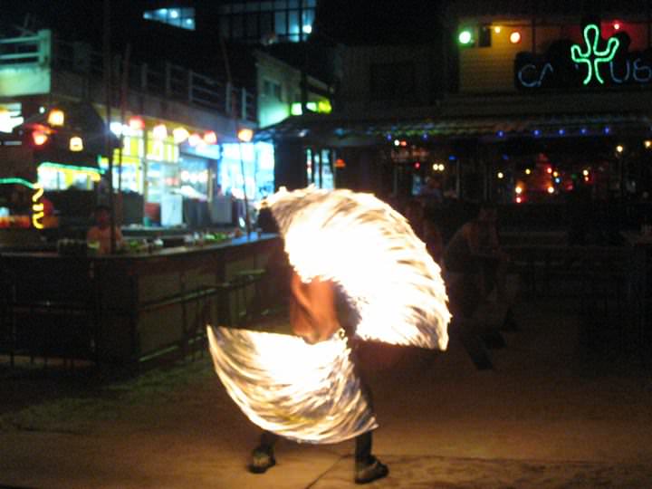 fire twirler Thailand