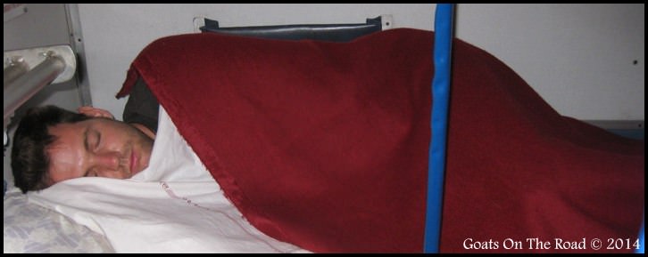 Nick Sleeping On Train Transportation In India