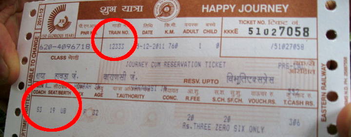 India Train Ticket