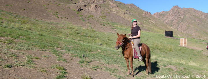 Horse Trekking In The Gobi while traveling Mongolia