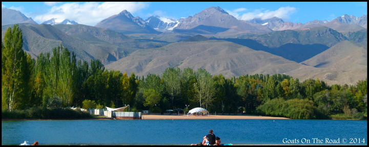 Backpacking Kyrgyzstan: Issyk Kul Lake As Seen From Cholpan-Ata Beach