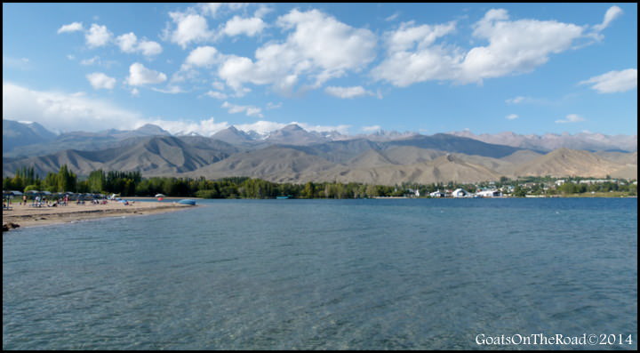 cholpon alta lake kyrgyzstan