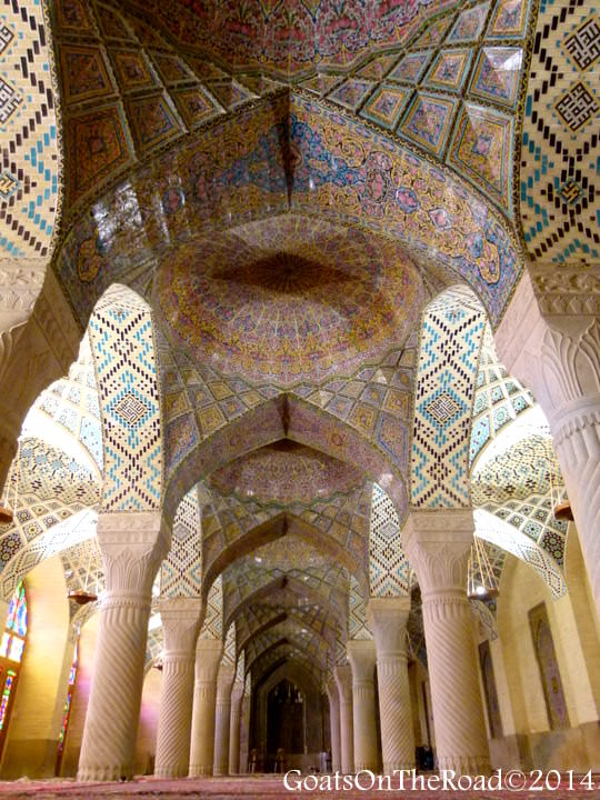 nasir al mulk mosque shiraz iran 