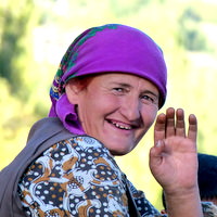 Local People Backpacking Tajikistan