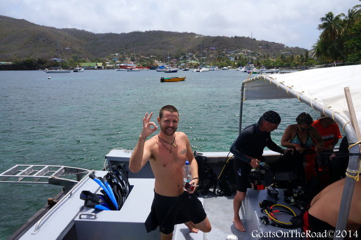 scuba diving bequia