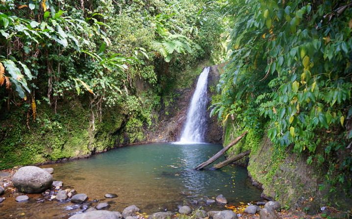 visit grand etang waterfalls in grenada