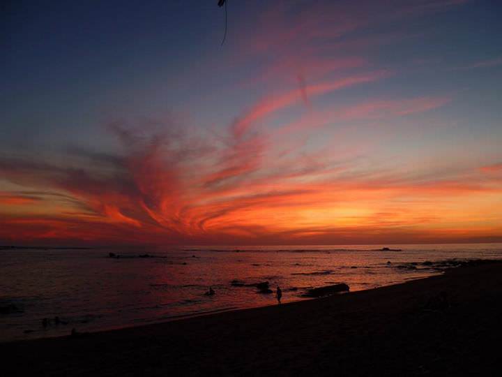 sunset in el salvador