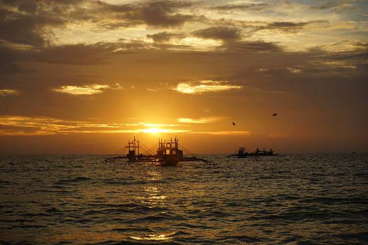 sunset in the philippines