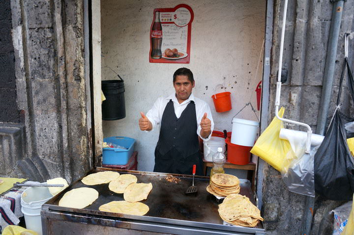 travel to mexico street food