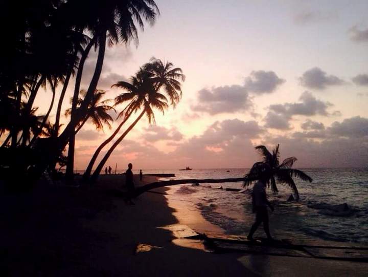 sunset maldives