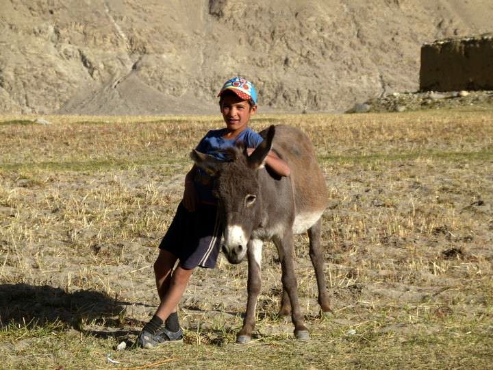 boy in langar village tajikistan